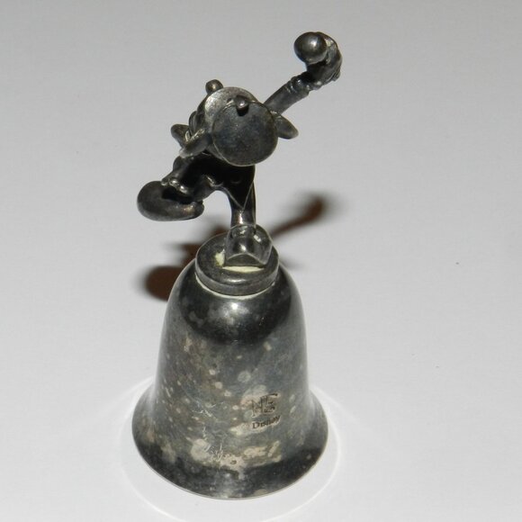 Vintage Mickey Mouse Silver plated Band Leader Bell - NE New England Collectors - Picture 2 of 5
